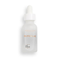 Revolution Skincare Glycolic Acid 10% ādas serums 30 ml cena un informācija | Serumi sejai, eļļas | 220.lv