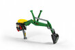 Aizmugurējais ekskavātora kauss pedāļu traktoriem Rolly Toys rollyBackhoe John Deere 409358 цена и информация | Rotaļlietas zēniem | 220.lv