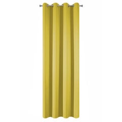Aptumšojošs aizkars Firan, sinepju dzeltenā krāsā, 135 x 250 cm, 1 gab. cena un informācija | Aizkari | 220.lv