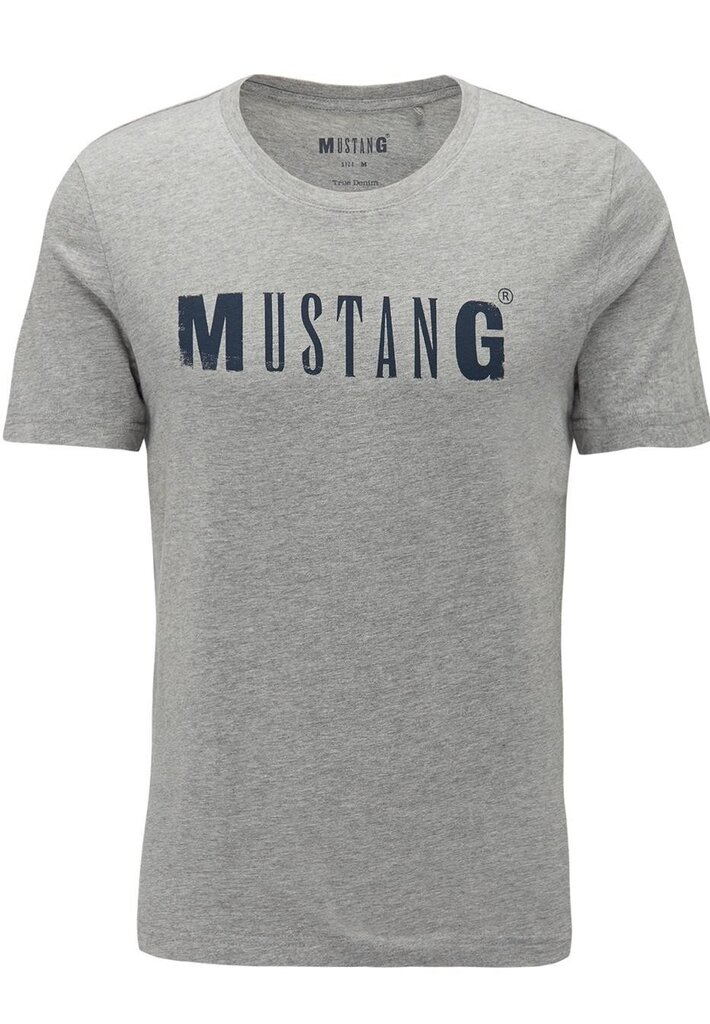 Mustang vīriešu T-krekls, pelēkā krāsā cena un informācija | Vīriešu T-krekli | 220.lv