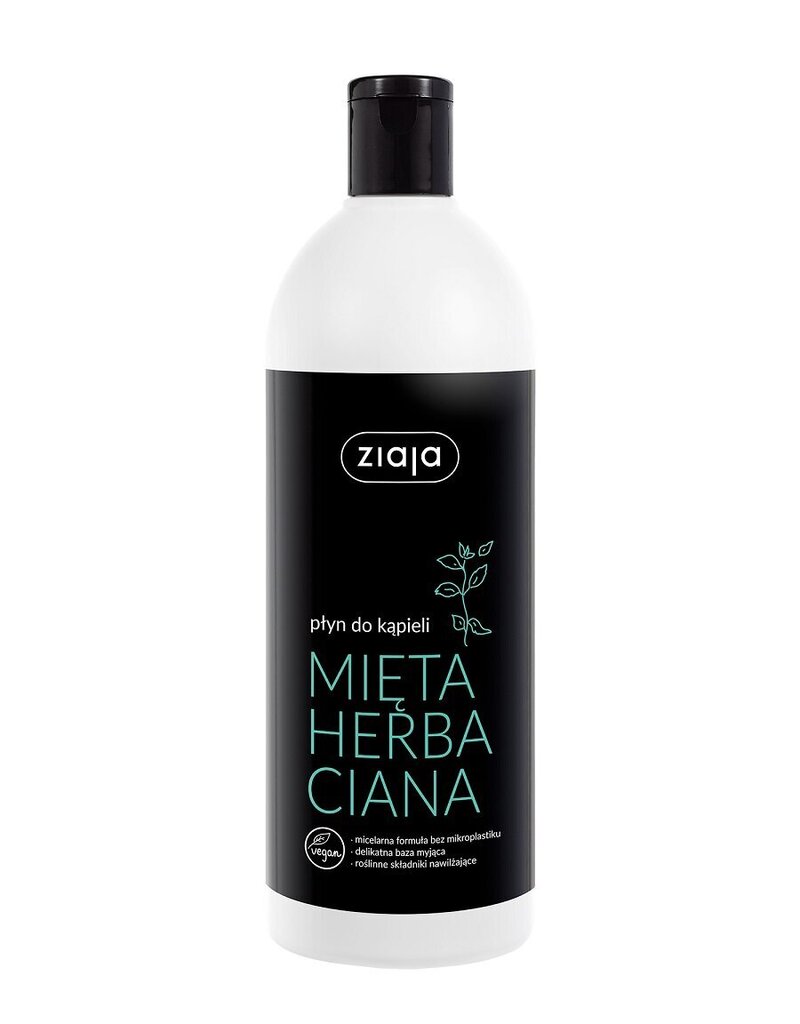 Ziaja Fresh Tea Mint vannas putas 500 ml cena un informācija | Dušas želejas, eļļas | 220.lv