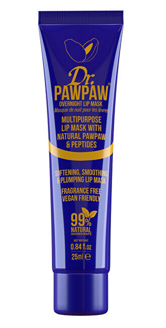 Dr. PAWPAW Overnight Lip Mask balzams 25 ml cena un informācija | Lūpu krāsas, balzāmi, spīdumi, vazelīns | 220.lv