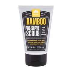 Pacific Shaving Co. Shave Smart Bamboo Pre-Shave Scrub - Pre-shave skin peeling 100ml цена и информация | Косметика и средства для бритья | 220.lv