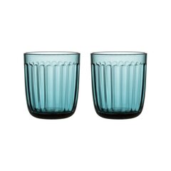 Iittala Raami glāze 26cl jūras zila 2gab. cena un informācija | Glāzes, krūzes, karafes | 220.lv