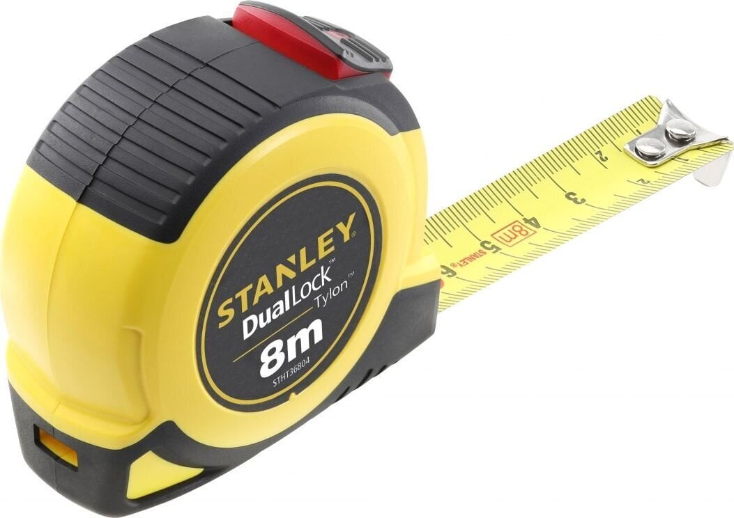 Mērlente II klase DUAL LOCK automātiskā fiksācija 8 mx25 mm, Stanley цена и информация | Rokas instrumenti | 220.lv