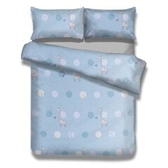 AmeliaHome gultas veļas komplekts Happy Giraffe 135 x 200 cm + spilvendrānas 40 x 60 cm + 80 x 80 cm cena un informācija | Bērnu gultas veļa | 220.lv