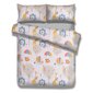AmeliaHome gultas veļas komplekts Safari Friends 135 x 200 cm + spilvendrānas 40 x 60 cm + 80 x 80 cm cena un informācija | Bērnu gultas veļa | 220.lv