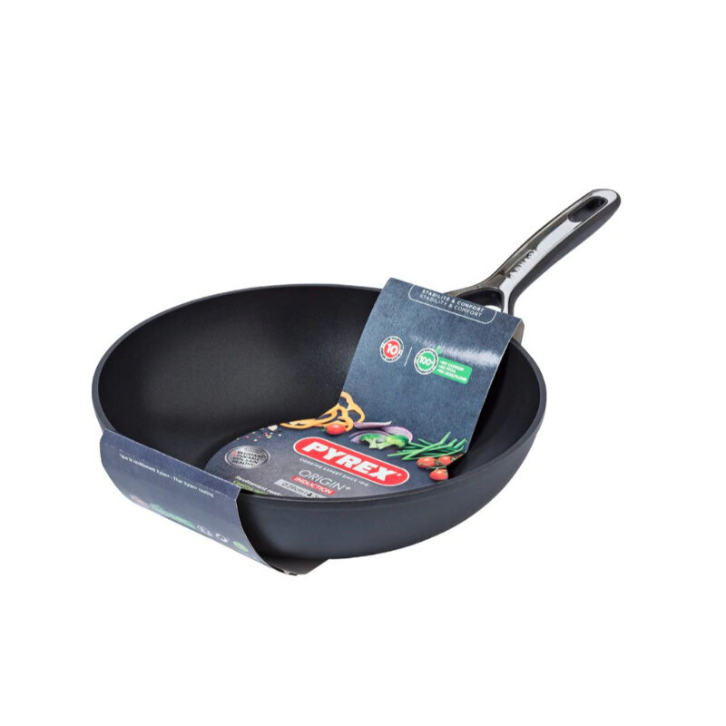 Pyrex Wok panna Origin+ 28cm/4mm цена и информация | Pannas | 220.lv