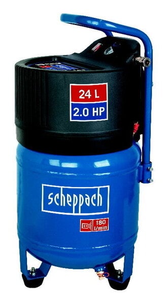 БезмасляныйвертикальныйкомпрессорHC24V,Scheppach