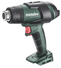 Akumulatora gaisa fēns HG 18 LTX 500 18V, karkass, Metabo cena un informācija | Celtniecības fēni | 220.lv