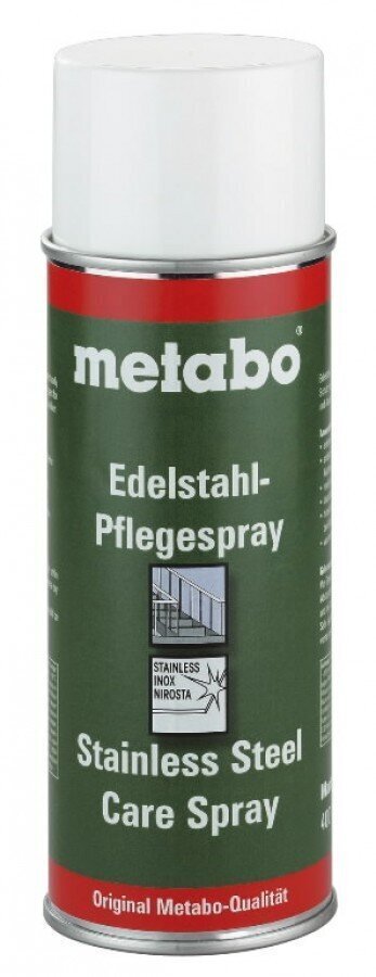 Nerūsējošā tērauda tīrītājs Metabo INOX spray, 400 ml цена и информация | Auto ķīmija | 220.lv