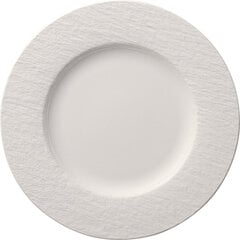 Тарелка Villeroy & Boch Manufacture Rock, 27 см, Blanc цена и информация | Посуда, тарелки, обеденные сервизы | 220.lv