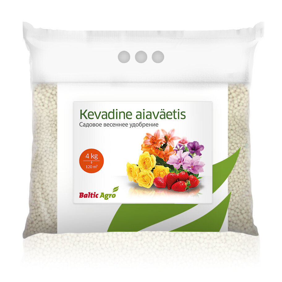 Pavasara dārza mēslojums 4 kg цена и информация | Beramie mēslošanas līdzekļi | 220.lv