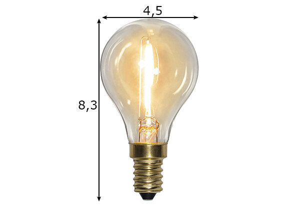 LED elektriskā spuldze, E14, 0,8 W/70 lm цена и информация | Spuldzes | 220.lv