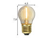 LED elektriskā spuldze, E27, 0,8 W/70 lm cena un informācija | Spuldzes | 220.lv
