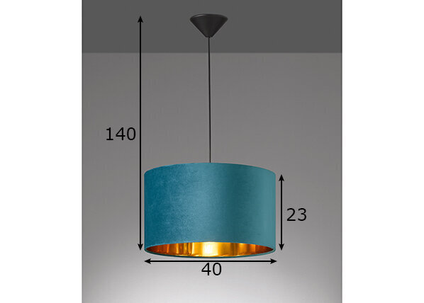 Griestu lampa Aura, tirkīza krāsas, 40 W 891092971 cena un informācija | Griestu lampas | 220.lv