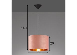 Griestu lampa Aura, rozā, 40 W 891092978 cena un informācija | Griestu lampas | 220.lv