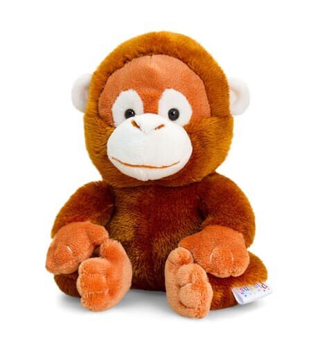 Orangutāniņš Keel Toys Pippins cena un informācija | Mīkstās (plīša) rotaļlietas | 220.lv