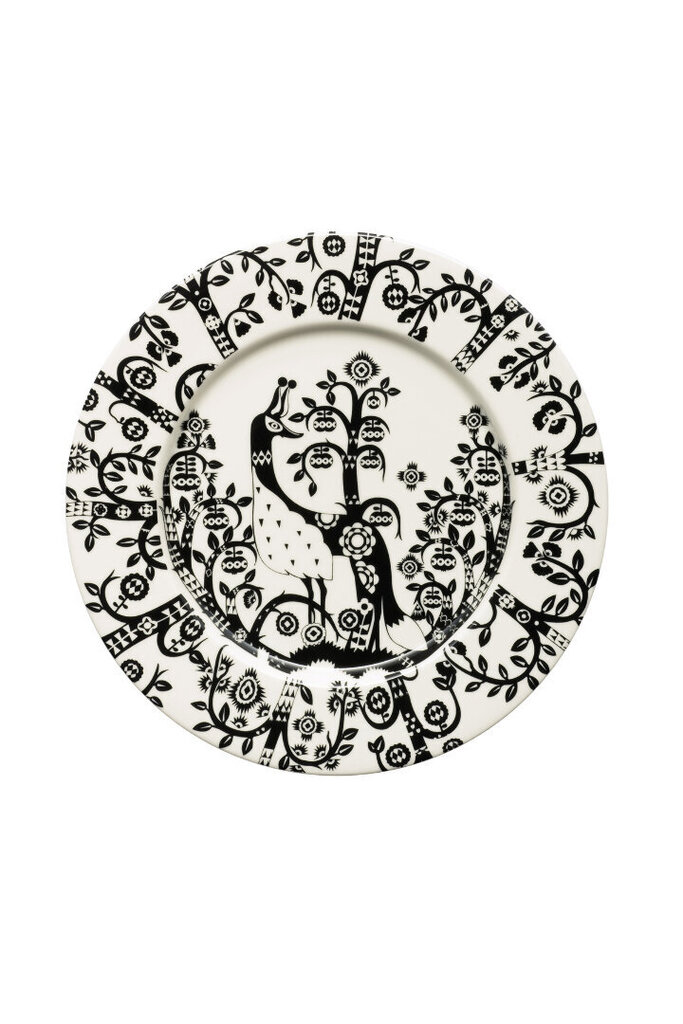 Iittala Taika šķīvis 22 cm, melns цена и информация | Trauki, šķīvji, pusdienu servīzes | 220.lv