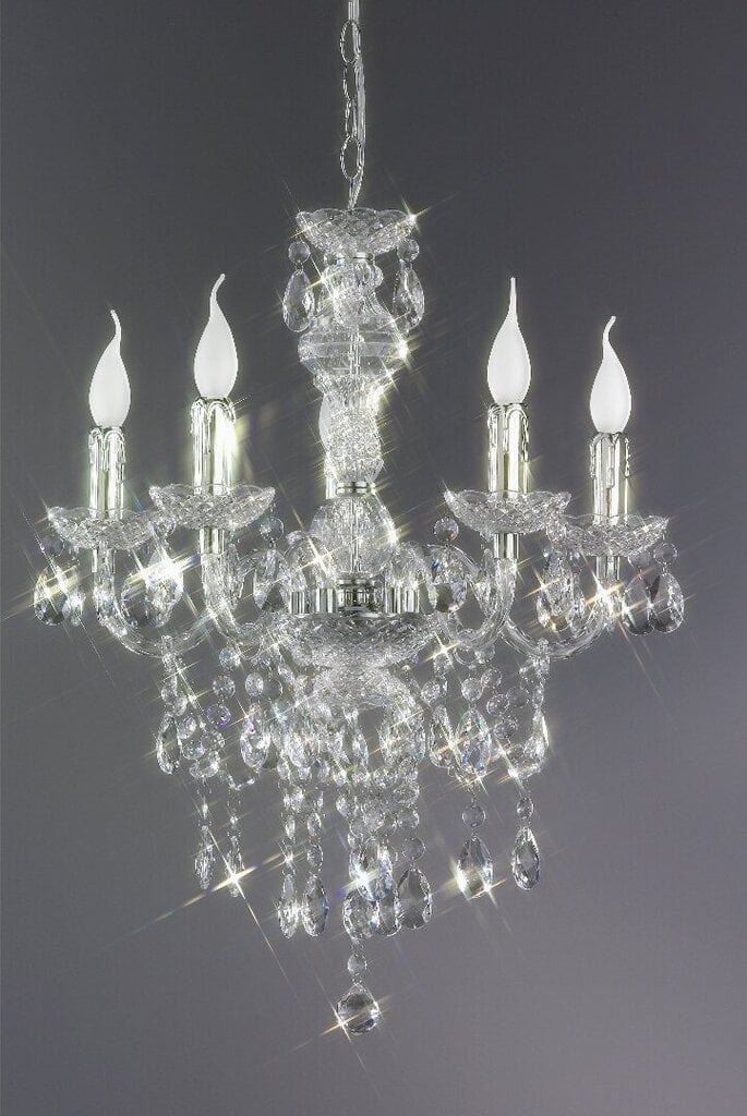 Griestu lustra Luster ar 5 zariem 5 x E14, dzidra 920012405 cena un informācija | Piekaramās lampas | 220.lv