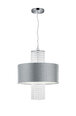 Подвесной светильник King, 45 см, 3хЕ14, серебристый, 920012515
