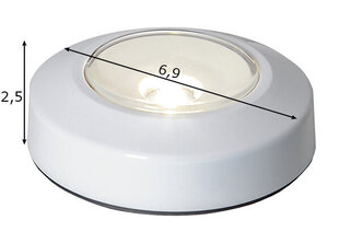 Spotlampa Nightlight, 0,57 W/36 lm цена и информация | Потолочные светильники | 220.lv
