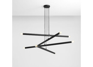 Griestu lampa Tubo, melna, 8x 40 W 891134725 cena un informācija | Piekaramās lampas | 220.lv