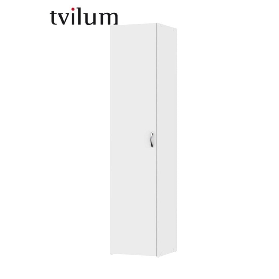 Skapis ar vienām durvīm Space, 175 cm, balts цена и информация | Skapji | 220.lv
