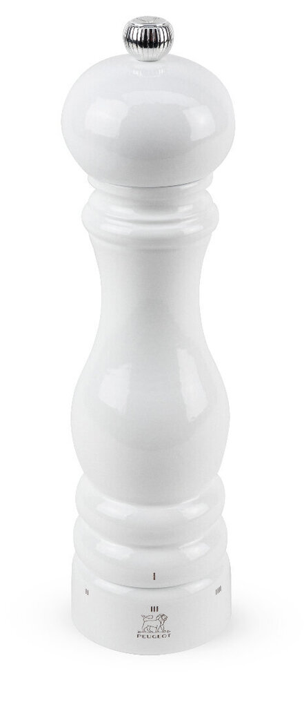 Peugeot sāls dzirnaviņas Paris u'select spīdīgi baltas, 22 cm cena un informācija | Garšvielu trauki, dzirnaviņas | 220.lv