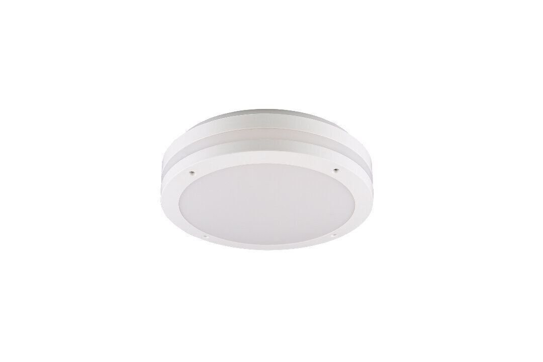 LED ārējā lampa ar kustību sensoru Piave, matēti baltā krāsā cena un informācija | Āra apgaismojums | 220.lv