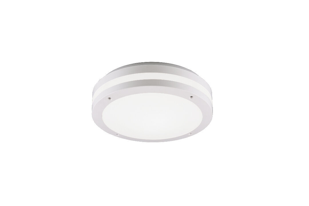 LED ārējā lampa ar kustību sensoru Piave, matēti baltā krāsā cena un informācija | Āra apgaismojums | 220.lv