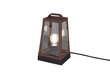 Galda lampa Arkansas Olona 1xE27, rustikāla cena un informācija | Āra apgaismojums | 220.lv