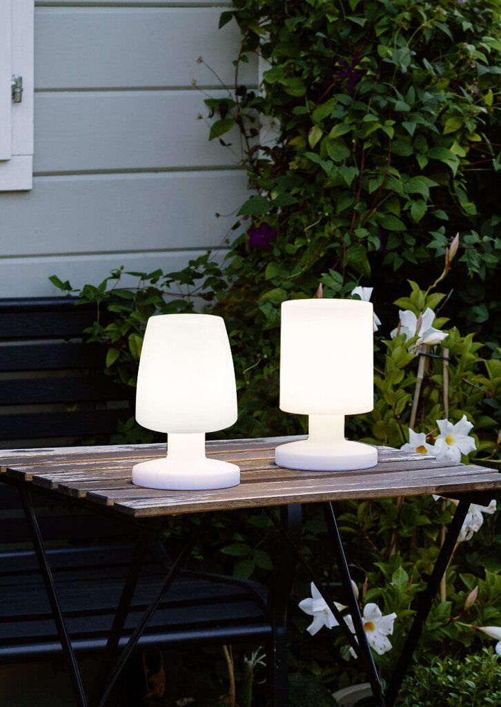 Galda lampa Lora LED , baltā krāsā цена и информация | Galda lampas | 220.lv