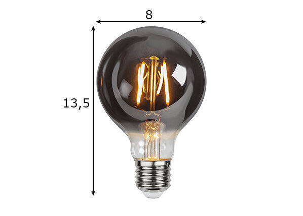 Dekoratīvā LED elektriskā spuldze, E27, 1,8 W/80 lm cena un informācija | Spuldzes | 220.lv