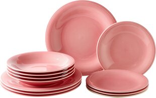 Villeroy & Boch šķīvju komplekts no 12 priekšmetiem Like Color Loop Rose cena un informācija | Trauki, šķīvji, pusdienu servīzes | 220.lv