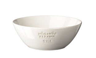 Rörstrand Höganäs Keramik bļoda 1,5 L, balta cena un informācija | Trauki, šķīvji, pusdienu servīzes | 220.lv
