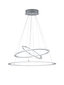 LED piekaramā lampa Durban, 80 cm, birstēts tērauds. 920051760 цена и информация | Lustras | 220.lv