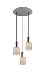 Piekaramā lampa Wailer, 3 x GU10, 3-daļīgs, birstēts tērauds 920051770 цена и информация | Люстры | 220.lv