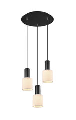 Piekaramā lampa Wailer, 3 x GU10, matēti melna 920051771 цена и информация | Люстры | 220.lv