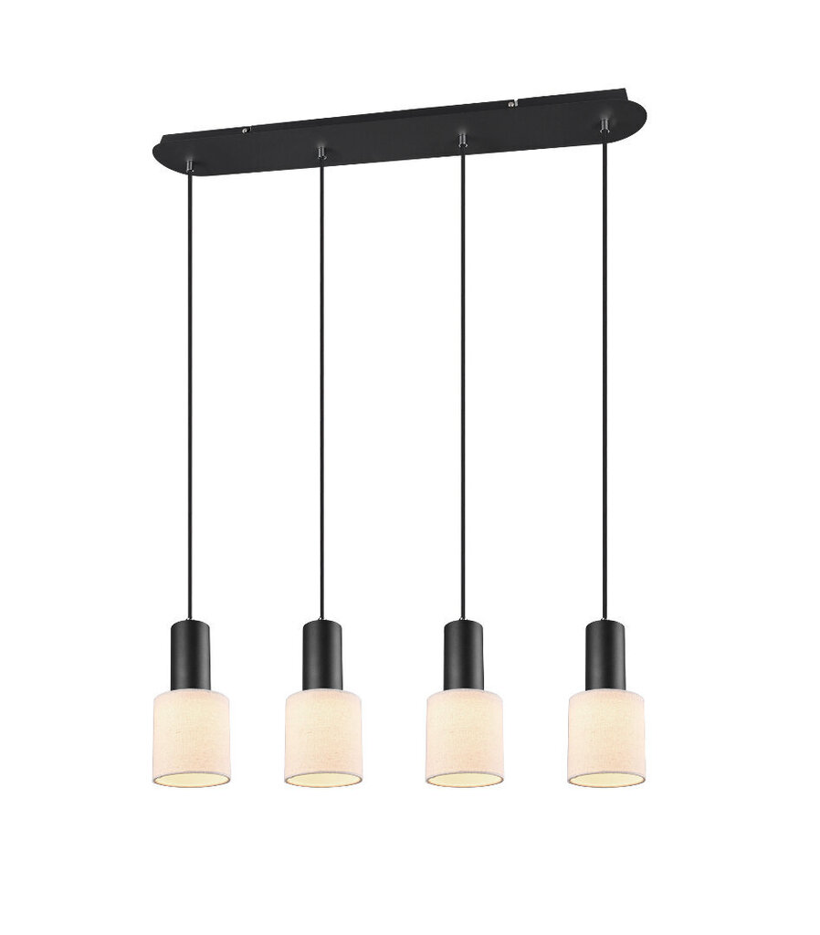 Piekaramā lampa Wailer, 4 x GU10, matēti melns 920051773 цена и информация | Lustras | 220.lv