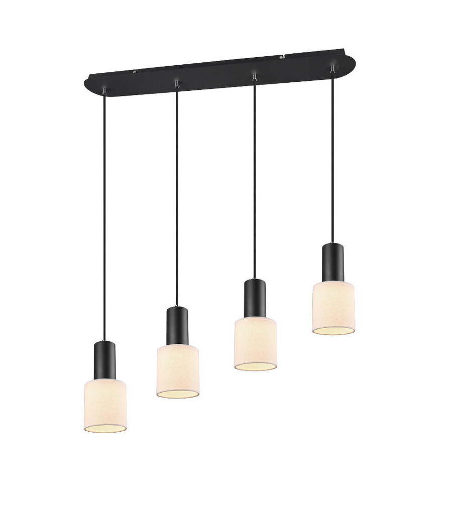 Piekaramā lampa Wailer, 4 x GU10, matēti melns 920051773 цена и информация | Lustras | 220.lv