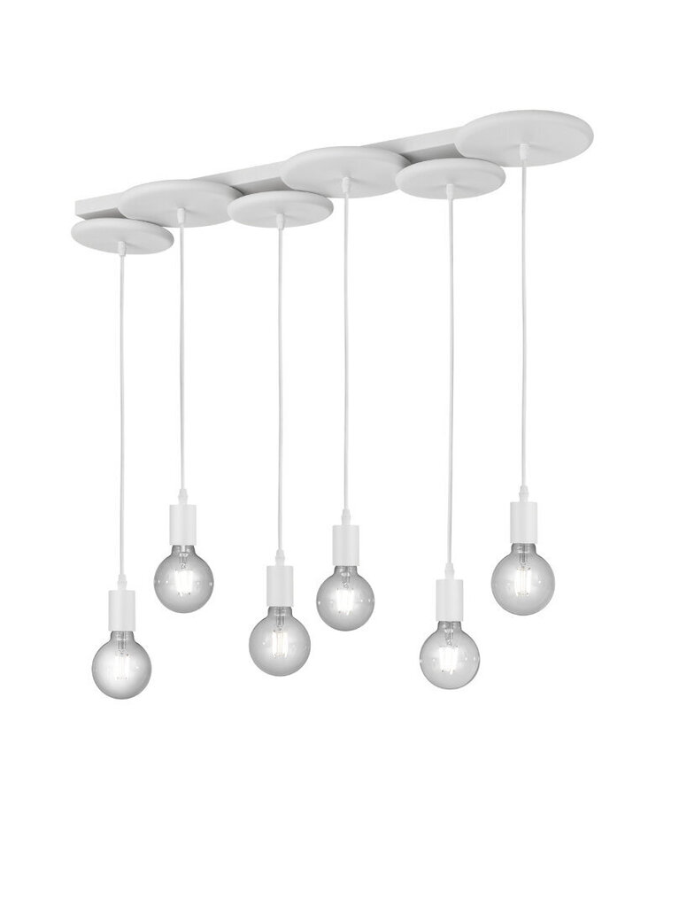 Piekaramā lampa Discus 6-daļīgs, 6 x E27, matēti balts 920051780 цена и информация | Piekaramās lampas | 220.lv