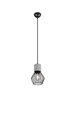 Piekaramā lampa Jamiro, E27, matēti melna/betona krāsas 920051810