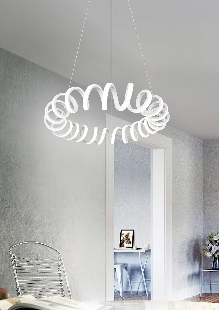 LED piekaramā lampa Curl, matēti baltā krāsā 920051835 cena un informācija | Piekaramās lampas | 220.lv