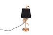 Galda lampa Lola, E14, melna/zeltaina cena un informācija | Galda lampas | 220.lv