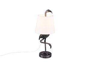 Galda lampa Lola, E14, melna/sudrabaina cena un informācija | Galda lampas | 220.lv