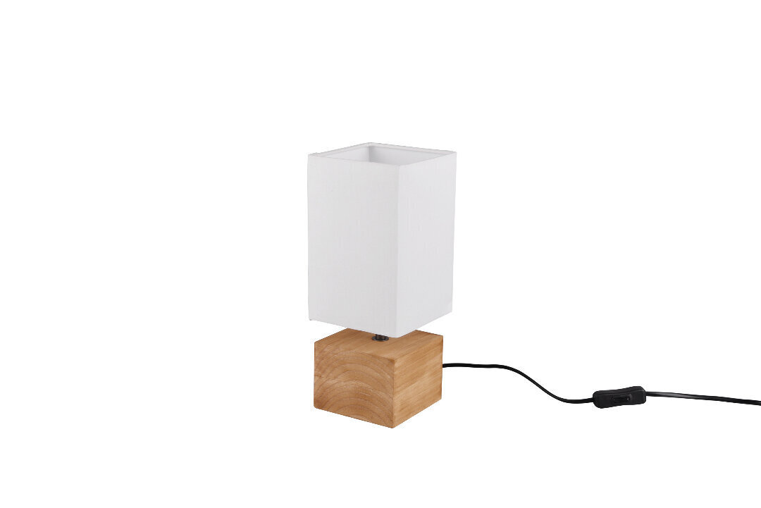 Galda lampa Woody, 11 cm, E14, koksnes apdares цена и информация | Galda lampas | 220.lv