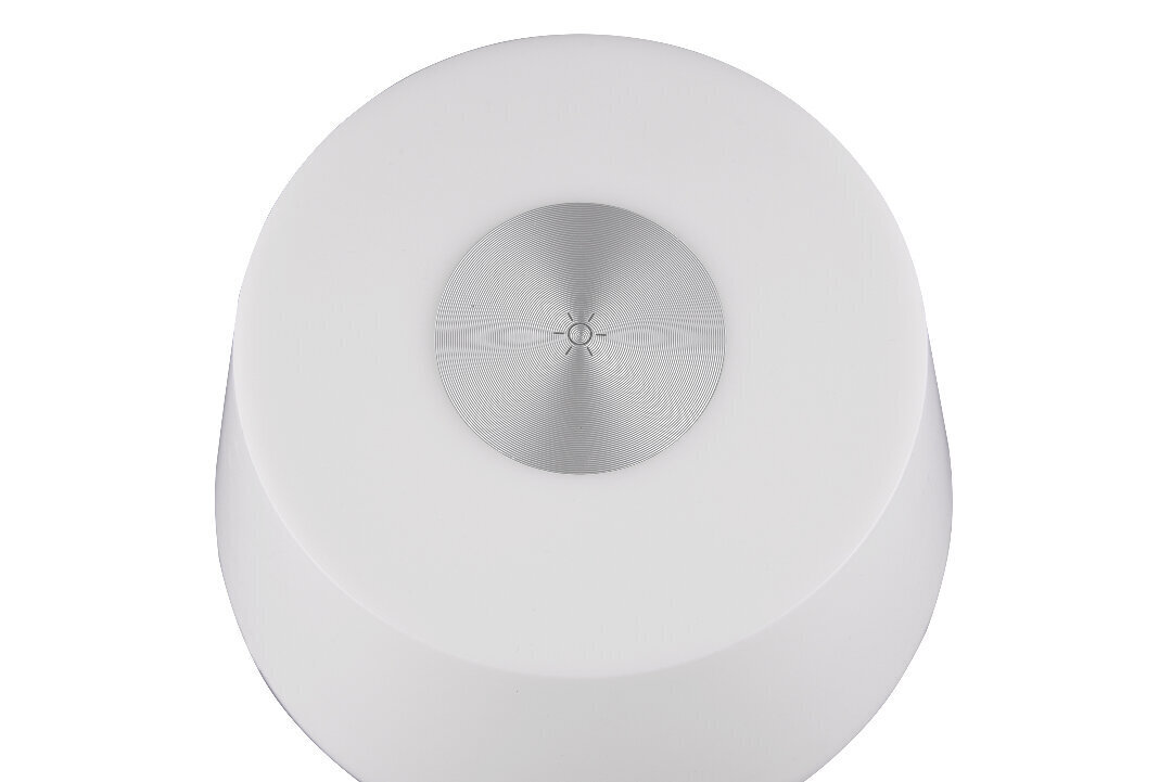 LED galda lampa ar DJ Bluetooth skandu, balta cena un informācija | Galda lampas | 220.lv