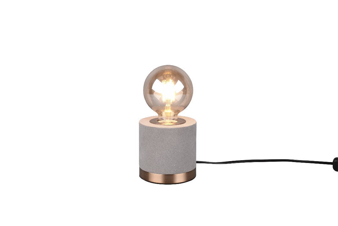 Galda lampa Judy, E14, pelēka цена и информация | Galda lampas | 220.lv