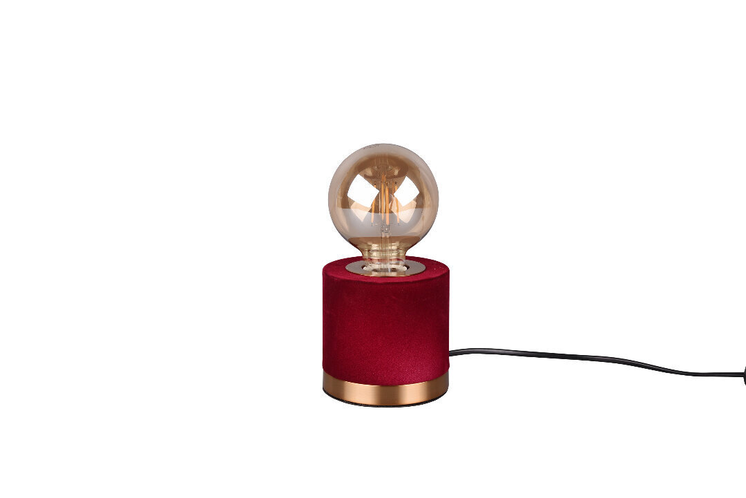 Galda lampa Judy, E14, sarkana цена и информация | Galda lampas | 220.lv